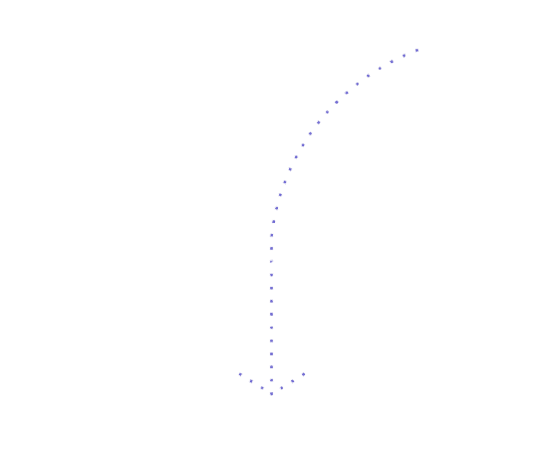 Curved line