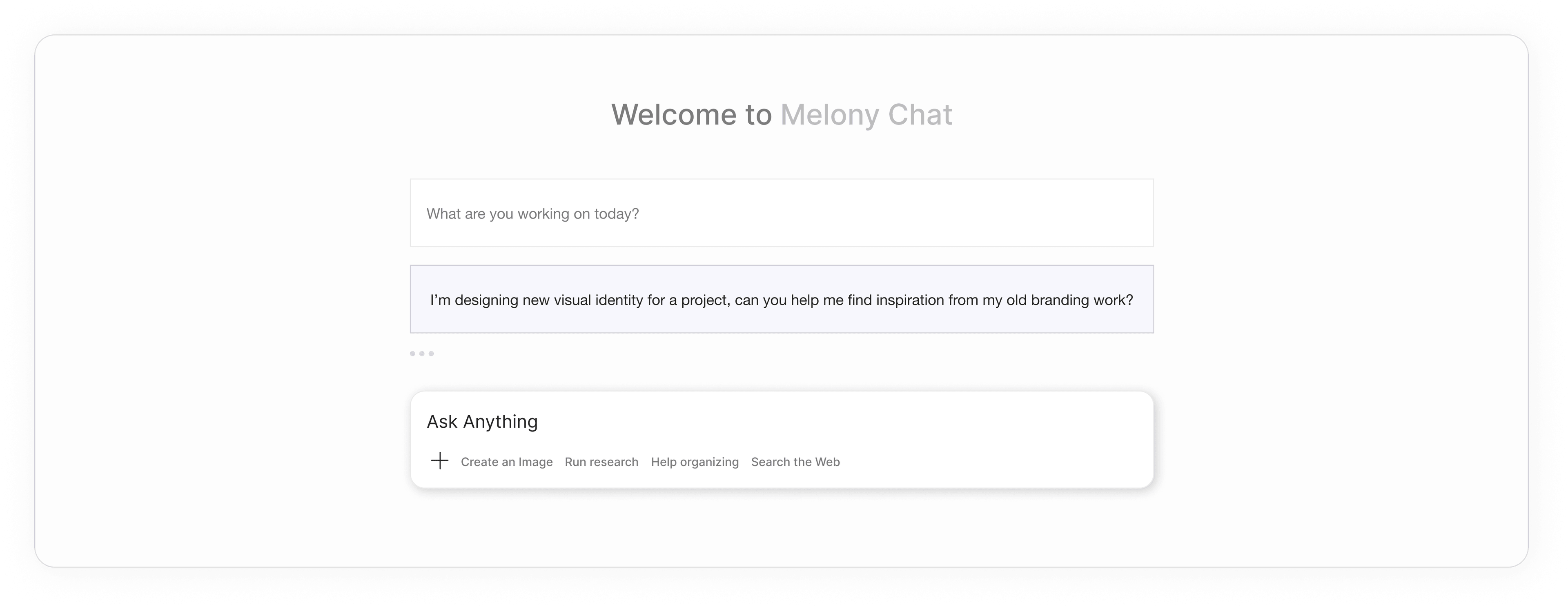 Melony Chat Preview - Native AI chat built right into your workspace