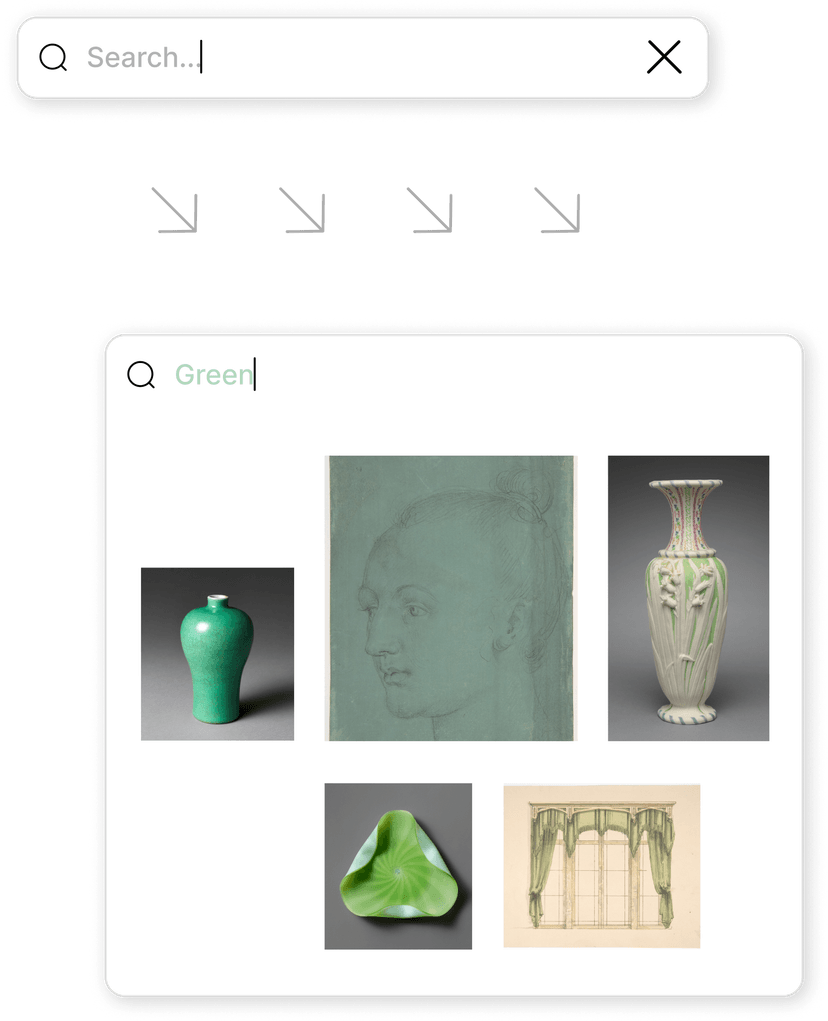 Instant AI Search interface showing search functionality